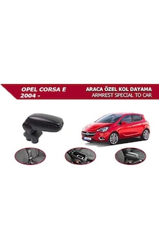 Opel Corsa E 2014 Araca Özel Kol Dayama Siyah Niken