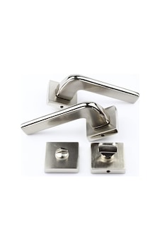 Ege Nikel Inox Kapı Kolu Kare Rozetli Wc Tk Ege Nikel Inox Kapı Kolu Kare Rozetli Wc Tk