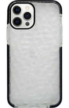 Smcase Apple Uyumlu iPhone 13 Pro Max Kılıf Prizma Desenli Kapak Silikon