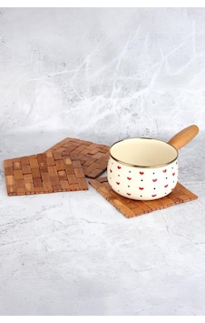 Digithome Bambu Kare Nihale 18cm -1421 Kahverengi