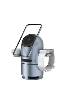 Piili Robotic P-wrl4 3'ü 1 Arada 15w Magsafe Kablosuz Şarj İstasyonu & Bluetooth Hoparlör Otomatik Döner, Gri Piili Robotic P-wrl4 3'ü 1 Arada 15w Magsafe Kablosuz Şarj İstasyonu & Bluetooth Hoparlör Otomatik Döner, Gri