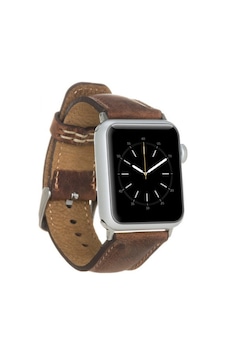 Apple Watch Uyumlu Deri Kordon 38-40-41mm G2 Kahverengi Diğer Apple Watch Uyumlu Deri Kordon 38-40-41mm G2 Kahverengi Diğer