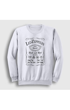 Presmono Unisex Old Led Zeppelin Sweatshirt Beyaz Presmono Unisex Old Led Zeppelin Sweatshirt Beyaz