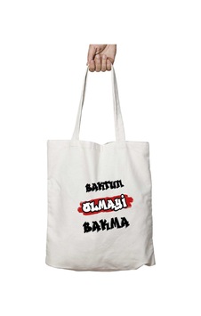 Art Hediye Baktın Olmayi Bakma İki Tarafı Kalıcı Baskılı Yıkanabilir Çanta Çok Renkli Art Hediye Baktın Olmayi Bakma İki Tarafı Kalıcı Baskılı Yıkanabilir Çanta Çok Renkli
