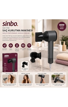 Gri Saç Kurutma Makinesi 110.000 Rpm Sessiz Çalışma - 3 Hız - Sıcaklık Ayar Shd-1755 4604