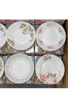 Konak Züccaciye Opal 6lı Yemek Tabağı 8 No 20 Cm Konak Züccaciye Opal 6lı Yemek Tabağı 8 No 20 Cm