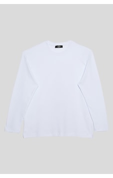 Tudors Unisex Relax Fit Rahat Kesim Pamuk Bisiklet Yaka Beyaz Sweatshirt-32653 Beyaz Tudors Unisex Relax Fit Rahat Kesim Pamuk Bisiklet Yaka Beyaz Sweatshirt-32653 Beyaz