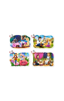 Castorland Puzzle 3+4+6+9 Parça Prens Ve Prenses Çocuk Puzzle Castorland Puzzle 3+4+6+9 Parça Prens Ve Prenses Çocuk Puzzle