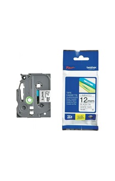 Brother Aze-231 ,12mm Beyaz Etiket