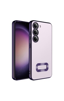 Galaxy S23 Plus Kılıf Kamera Korumalı Logo Gösteren Zore Omega Kapak Derin Mor Galaxy S23 Plus Kılıf Kamera Korumalı Logo Gösteren Zore Omega Kapak Derin Mor