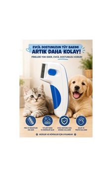 Pets Clup Kedi Ve Köpekler Için Pilli Pire Tarağı