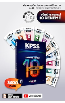 Kpss 2026 Genel Kültür Genel Yetenek Türkiye Geneli 10 Deneme Video Çözümlü Kpss 2026 Genel Kültür Genel Yetenek Türkiye Geneli 10 Deneme Video Çözümlü