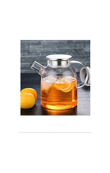 Çelik Kapaklı Borosilikat Uzun Cam Demlik 1800 Ml Royaleks-cm-2003 Renkli Çelik Kapaklı Borosilikat Uzun Cam Demlik 1800 Ml Royaleks-cm-2003 Renkli