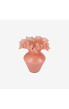 Rose Tulipani Milano Pembe Cam Vazo 20x20x21 Cm Rose Tulipani Milano Pembe Cam Vazo 20x20x21 Cm
