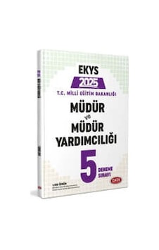 Data Yayınları 2025 MEB EKYS Müdür ve Müdür Yardımcılığı Orijinal 5 Deneme Sınavı