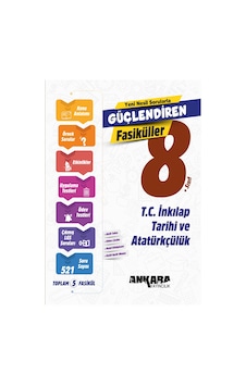 Ankara 2025 8. Sınıf Lgs İnkılap Tarihi 1-2-3-4-5 Güçlendiren Fasikül Seti Konu A. Soru Bankası Ankara 2025 8. Sınıf Lgs İnkılap Tarihi 1-2-3-4-5 Güçlendiren Fasikül Seti Konu A. Soru Bankası