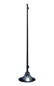 Rubber Base F/Flag Staff W/Suction Cap, Ø92Mm, Black Siyah