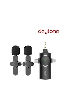 Daytona K9-c2 Type-c+Apple Uyumlu iPhone+3,5mm 2'liyakamikrofon Daytona K9-c2 Type-c+Apple Uyumlu iPhone+3,5mm 2'liyakamikrofon