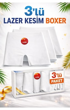 Qulat 3 Lü Kadın Lazer Kesim Boxer Siyah Beyaz Ten Karışık Dikişsiz Yüksek Bel Esnek Külot Beyaz Qulat 3 Lü Kadın Lazer Kesim Boxer Siyah Beyaz Ten Karışık Dikişsiz Yüksek Bel Esnek Külot Beyaz