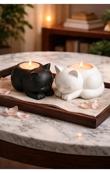 Beach Deniz Kabuğu Tealight Mumluk 2 Li Set