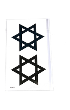 Geçici Dövme Ikili Yıldız Petegram Unisex Kol Dövmesi Geçici Dövme Ikili Yıldız Petegram Unisex Kol Dövmesi