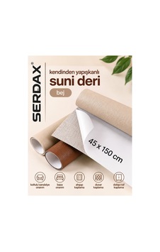 Extra Yapışkanlı Suni Deri - Bej 45x150 Cm Bej Bej Extra Yapışkanlı Suni Deri - Bej 45x150 Cm Bej Bej
