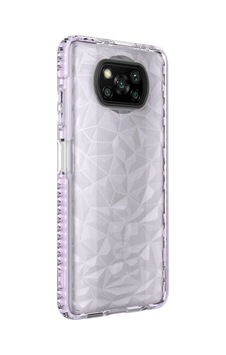 Xiaomi Poco X3 Kılıf Zore Buzz Kapak Mor Xiaomi Poco X3 Kılıf Zore Buzz Kapak Mor