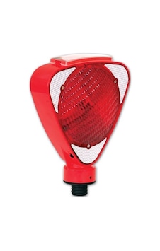 Evelux 11813 Fl K Solar Flaşörlü Uyarı Lambası Kırmızı