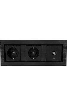 Ovivo Quantum Siyah Topraklı Priz+topraklı Priz+tv Prizi 3'lü Set Ovivo Quantum Siyah Topraklı Priz+topraklı Priz+tv Prizi 3'lü Set