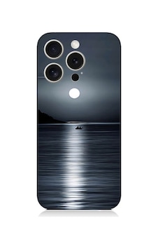 Apple Uyumlu iPhone 15 Pro Max Ay Işığı Desenli Silikon Kılıf Silikon Apple Uyumlu iPhone 15 Pro Max Ay Işığı Desenli Silikon Kılıf Silikon