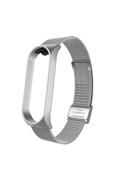 Xiaomi Mi Band 4 Uyumlu Krd-06 Metal Ogaa Kordon-gümüş Xiaomi Mi Band 4 Uyumlu Krd-06 Metal Ogaa Kordon-gümüş