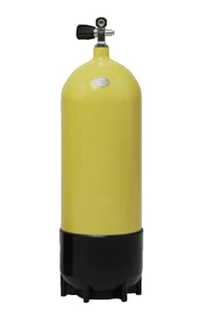 Faber 18 Lt Çelik Dalış Tüpu (Sarı)
