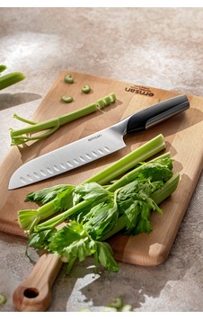 Emsan Pro Knife Santoku 2.5 Mm Siyah Emsan Pro Knife Santoku 2.5 Mm Siyah