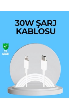 Buğz Dayanıklı Tpe Lightning Kablo 30w Hızlı Şarj Ve Veri Transferi Buğz Dayanıklı Tpe Lightning Kablo 30w Hızlı Şarj Ve Veri Transferi