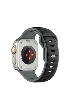 Apple Uyumlu Watch Ultra 1/2/3 49mm Kordon Oval Silikon Desen Renkli Band 135 Apple Uyumlu Watch Ultra 1/2/3 49mm Kordon Oval Silikon Desen Renkli Band 135