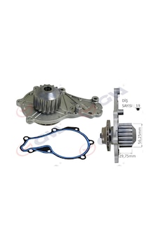 Su Pompası - Devirdaim Ds 5 2011-2016 1.6 Bluehdi 120 88kw-120hp Gva 5245115 1201.g1-3m5q8591ca-1684447980