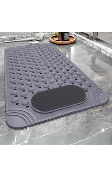 Vantuzlu Banyo Ve Duş Kaydırmazı Duşakabin Küvet İçi Ayak Masajlı Banyo Paspası 36x69,5 Cm Gri Vantuzlu Banyo Ve Duş Kaydırmazı Duşakabin Küvet İçi Ayak Masajlı Banyo Paspası 36x69,5 Cm Gri