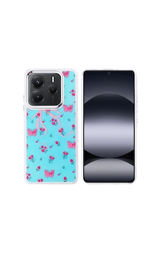 Noktaks - Redmi Note 14 5g Uyumlu Kılıf Airbag Tasarımlı Desenli Hadra Kapak - Kelebek - T37694 Noktaks - Redmi Note 14 5g Uyumlu Kılıf Airbag Tasarımlı Desenli Hadra Kapak - Kelebek - T37694