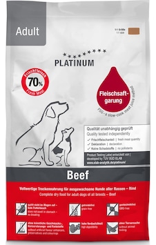 Platinum Sığır Etli Yetişkin Köpek Maması 1.5 Kg Platinum Sığır Etli Yetişkin Köpek Maması 1.5 Kg