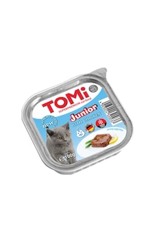 Tomi Junior Tavuk Etli Pate Yavru Kedi Yaş Maması 100 G Tomi Junior Tavuk Etli Pate Yavru Kedi Yaş Maması 100 G