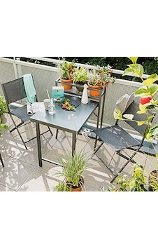 Balkon Masa ve Sandalye Seti Bahçe Masa Sandalye Seti Masa Sandalye Antrasit Balkon Masa ve Sandalye Seti Bahçe Masa Sandalye Seti Masa Sandalye Antrasit