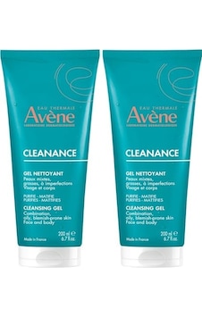 Avene Cleanance Gel Tüp - Yağlı Ve Akneli Ciltler İçin Temizleme Jeli 200ml 2 Paketi