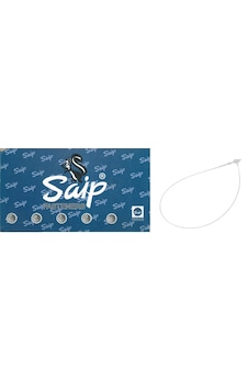 Saip Kılçık Konfeksiyon Geçmeli 5 İnç 5000 Li 13 Cm. Beyaz