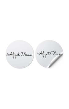 Afiyet Olsun Yuvarlak Sticker Beyaz Zemin 4x4 Cm 100 Adet Diğer Afiyet Olsun Yuvarlak Sticker Beyaz Zemin 4x4 Cm 100 Adet Diğer