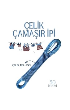 Zenvac 50 Mt Çelik Çamaşır İpi Pvc Kaplı Dayanıklı Çamaşır İpi Balkon Çamaşır İpi 718621 Zenvac29 Renkli Zenvac 50 Mt Çelik Çamaşır İpi Pvc Kaplı Dayanıklı Çamaşır İpi Balkon Çamaşır İpi 718621 Zenvac29 Renkli