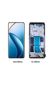 Teknonet Realme 12 Pro Uyumlu Lcd+dokunmatik+çıtalı - Siyah Teknonet Realme 12 Pro Uyumlu Lcd+dokunmatik+çıtalı - Siyah