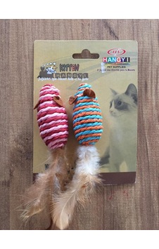 Hangyi Kitten Kedi Oyuncağı Fare 2'li