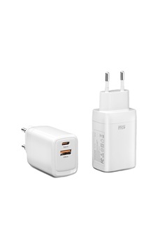 Piili 45 W PD - Q3.0 USB Şarj Adaptörü - Beyaz Piili 45 W PD - Q3.0 USB Şarj Adaptörü - Beyaz