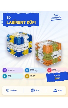 3d Ball Rolling Labirent Küp 6789-2 3d Ball Rolling Labirent Küp 6789-2