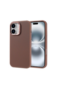 Apple Uyumlu iPhone 16 Kılıf M-safe Şarj Özellikli Karbon Fiber Görünümlü Zore Troy Kapak Apple Uyumlu iPhone 16 Kılıf M-safe Şarj Özellikli Karbon Fiber Görünümlü Zore Troy Kapak